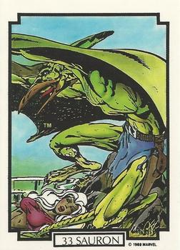 1989 Comic Images Marvel Comics The Best of John Byrne #33 Sauron Front