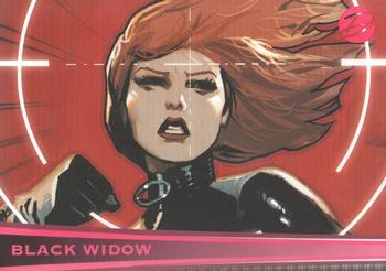 2011 Rittenhouse Marvel: Dangerous Divas #13 Black Widow Front