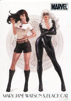 2011 Rittenhouse Marvel: Dangerous Divas - Women of Marvel #W1 Mary Jane Watson / Black Cat Front