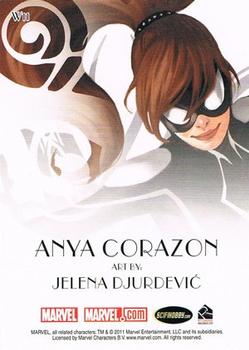 2011 Rittenhouse Marvel: Dangerous Divas - Women of Marvel #W11 Anya Corazon Back