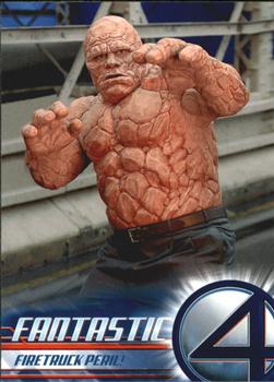 2005 Upper Deck Fantastic Four #35 Firetruck Peril! Front