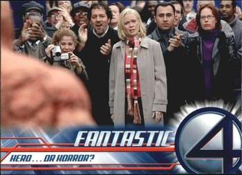 2005 Upper Deck Fantastic Four #38 Hero... or Horror? Front