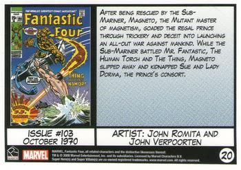 2008 Rittenhouse Fantastic Four Archives #20 Issue #103 - October 1970 Back
