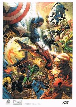 2011 Rittenhouse Marvel Universe - Artist Draft #AD3 Civil War #7 Back