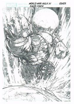 2011 Rittenhouse Marvel Universe - Artist Draft #AD4 World War Hulk #1 Front