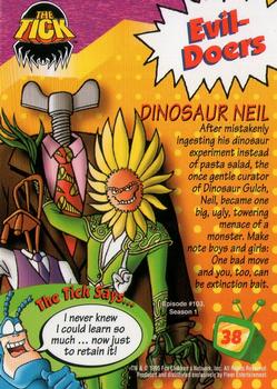 1995 Fleer Fox Kids Network #38 Dinosaur Neil Back