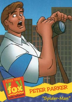 1995 Fleer Fox Kids Network #75 Peter Parker Front