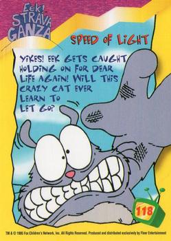 1995 Fleer Fox Kids Network #118 Speed of Light Back