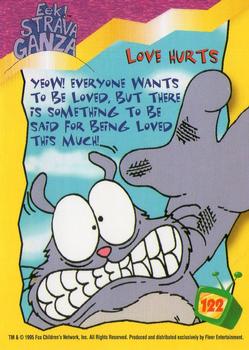 1995 Fleer Fox Kids Network #122 Love Hurts Back