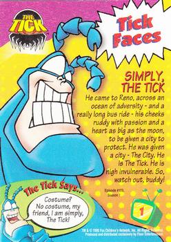 1995 Ultra Fox Kids Network #1 Simply, The Tick Back