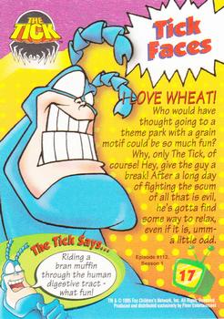 1995 Ultra Fox Kids Network #17 I Love Wheat! Back