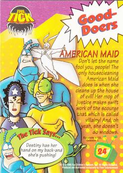 1995 Ultra Fox Kids Network #24 American Maid Back
