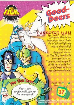 1995 Ultra Fox Kids Network #37 Carpeted Man Back