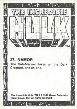 1991 Comic Images The Incredible Hulk #27 Namor Back