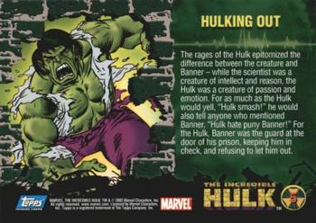 2003 Topps The Incredible Hulk #5 Hulking Out Back
