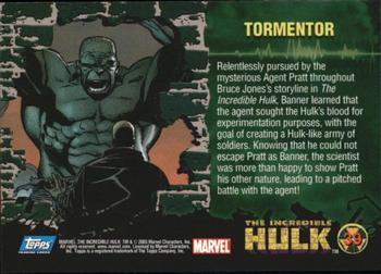 2003 Topps The Incredible Hulk #39 Tormentor Back
