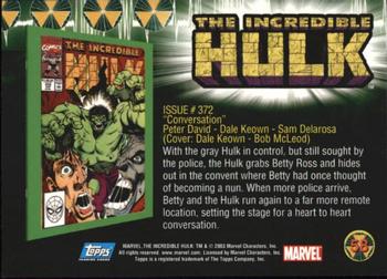 2003 Topps The Incredible Hulk #58 Issue #372: 