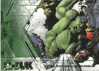 2003 Upper Deck The Hulk Film and Comic #11 An Internal Struggle Front