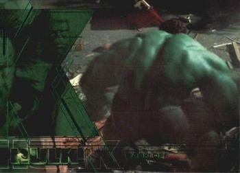 2003 Upper Deck The Hulk Film and Comic #13 Back Off Front