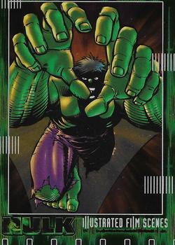 2003 Upper Deck The Hulk Film and Comic - Illustrated Film Scenes #IF06 Airborne Front