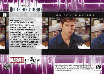 2003 Upper Deck The Hulk Film and Comic - Illustrated Film Scenes #IF07 Bruce Banner Back