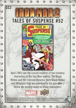 2010 Upper Deck Iron Man 2 - Comic Covers #CC2 Tales of Suspense #52 Back