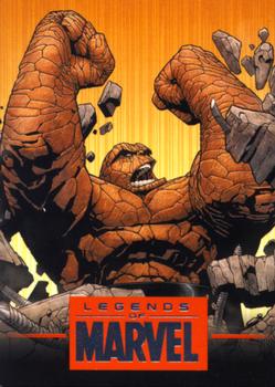 2012 Rittenhouse Legends of Marvel: Thing #L3 (raising forearms) Front