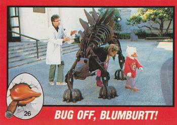 1986 Topps Howard the Duck #26 Bug Off, Blumburtt! Front