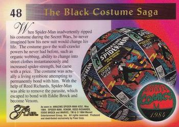 1994 Flair Marvel Annual #48 The Black Costume Back