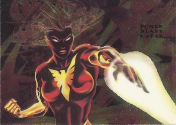 1994 Flair Marvel Annual - Flair Marvel Universe - PowerBlast #5 Phoenix Back