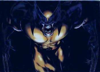 1994 Flair Marvel Annual - Flair Marvel Universe - PowerBlast #8 Wolverine Front