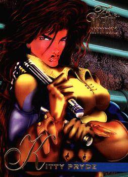 1995 Flair Marvel Annual #36 Kitty Pryde Front