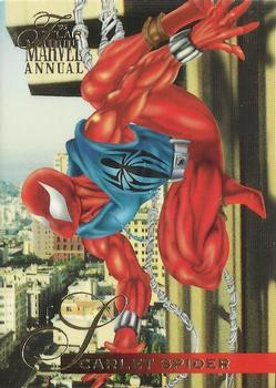 1995 Flair Marvel Annual #60 Scarlet Spider Front