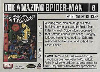 2012 Rittenhouse Marvel Bronze Age #6 The Amazing Spider-Man #96 Back