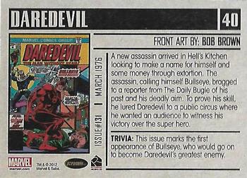 2012 Rittenhouse Marvel Bronze Age #40 Daredevil #131 Back