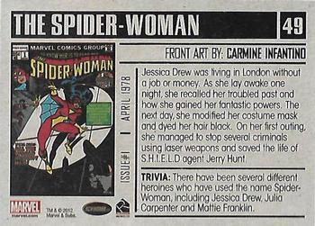 2012 Rittenhouse Marvel Bronze Age #49 Spider-Woman #1 Back