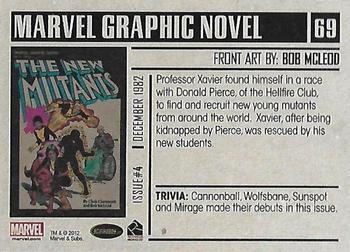 2012 Rittenhouse Marvel Bronze Age #69 Marvel Graphic Novel #4: The New Mutants Back