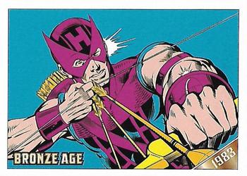 2012 Rittenhouse Marvel Bronze Age #71 Hawkeye #1 Front