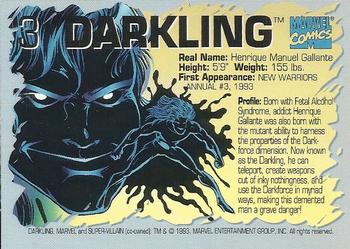 1993 Marvel Comics Annuals #3 Darkling Back