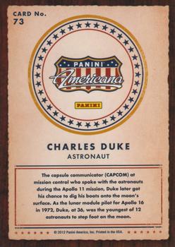 2012 Panini Americana Heroes & Legends #73 Charles Duke Back