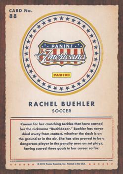 2012 Panini Americana Heroes & Legends #88 Rachel Buehler Back