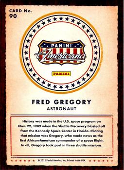 2012 Panini Americana Heroes & Legends #90 Fred Gregory Back