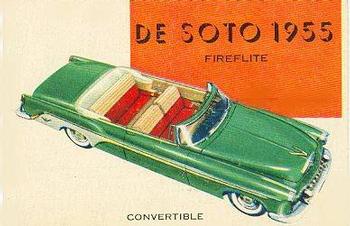 1953-55 Topps World on Wheels (R714-24) #175 1955 DeSoto Fireflyte Front
