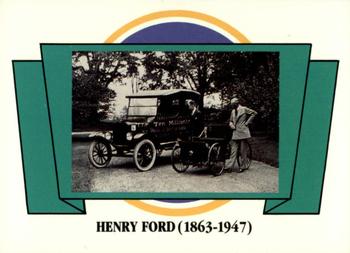 1992 Panini Antique Cars English Version #2 Henry Ford Front