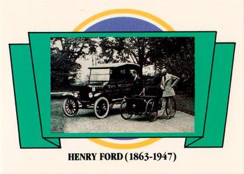 1992 Panini Antique Cars French Version #2 Henry Ford Front