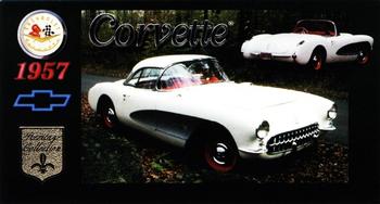 1996 Collect-A-Card Corvette Heritage Collection #5 1957 Corvette Front