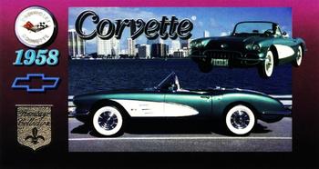 1996 Collect-A-Card Corvette Heritage Collection #6 1958 Corvette Front