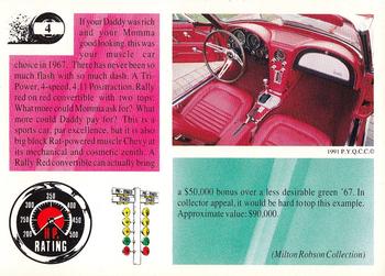1991 Muscle Cards #4 1967 Chevrolet Corvette Back