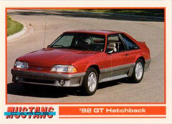 1992 Performance Years Mustang Cards #71 '92 GT Hatchback Front