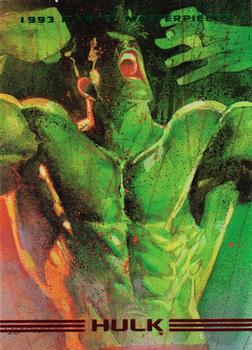 1993 SkyBox Marvel Masterpieces #1 Hulk Front